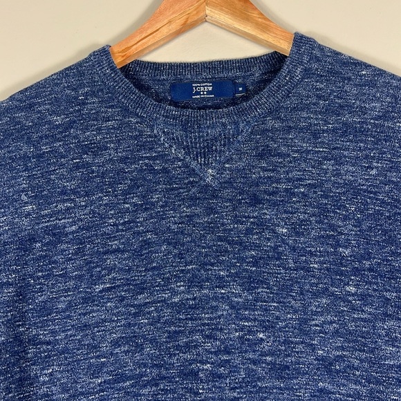 J. Crew Blue 100% Cotton Sweater - Picture 2 of 5